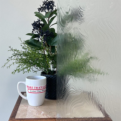 Taffeta Cabinet Door Glass With Wavy Texture – More Than Glass