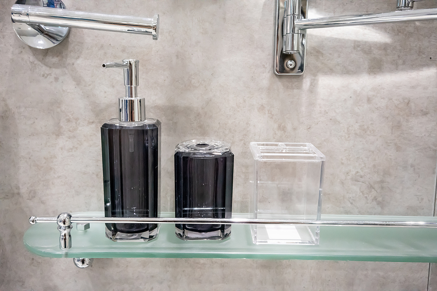 How to Increase Bathroom Space with Glass Shelves